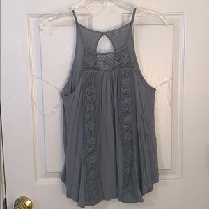 Light Army Green Halter Top